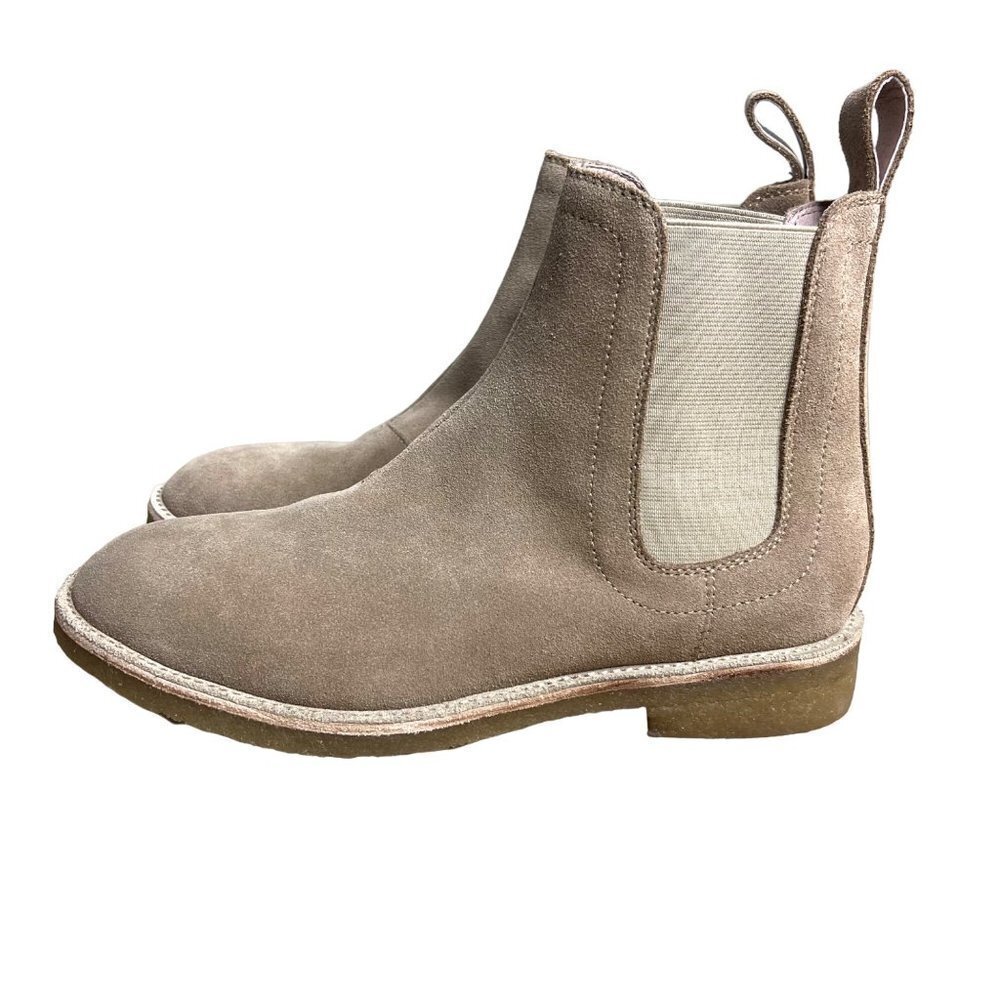 NWOB Civil Regime Men's Leather Suede Chelsea Boots Pull On Ankle Boot Size‎ 7